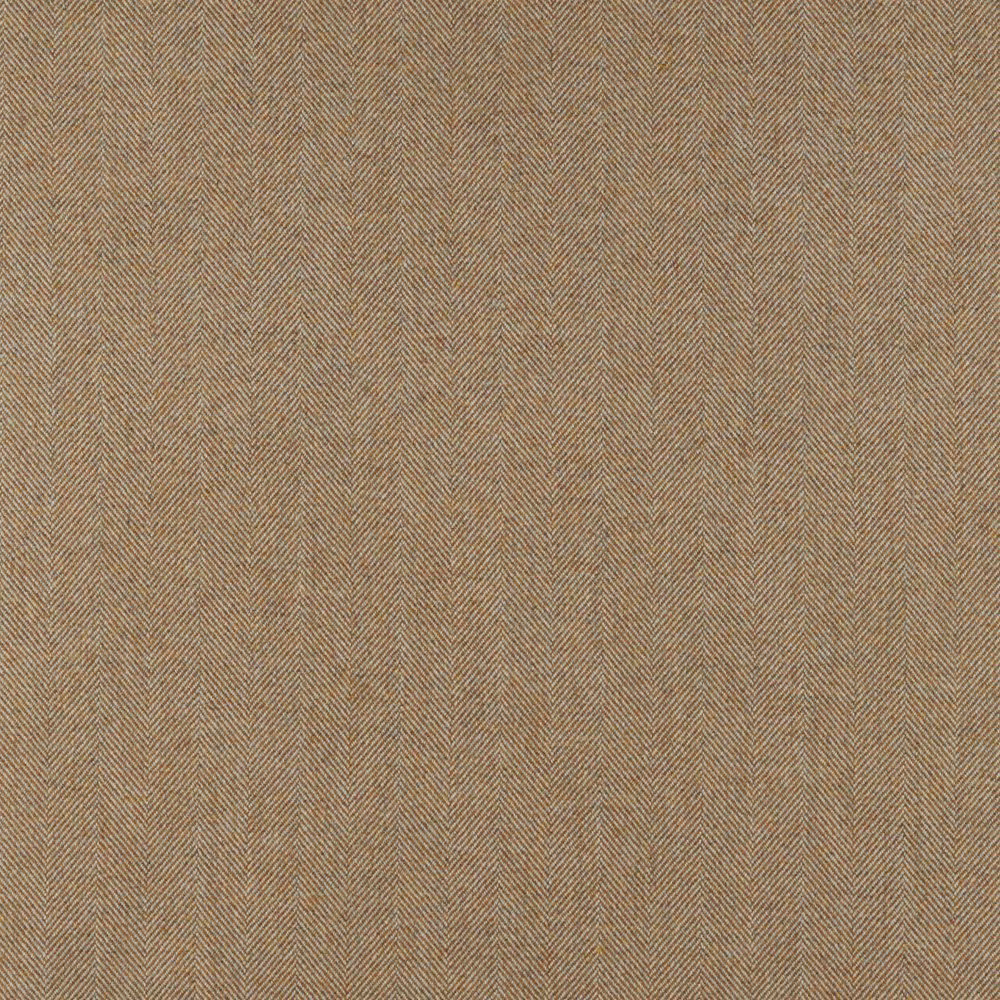 Muted pumpkin-brown herringbone textile with fine, closely spaced chevron texture