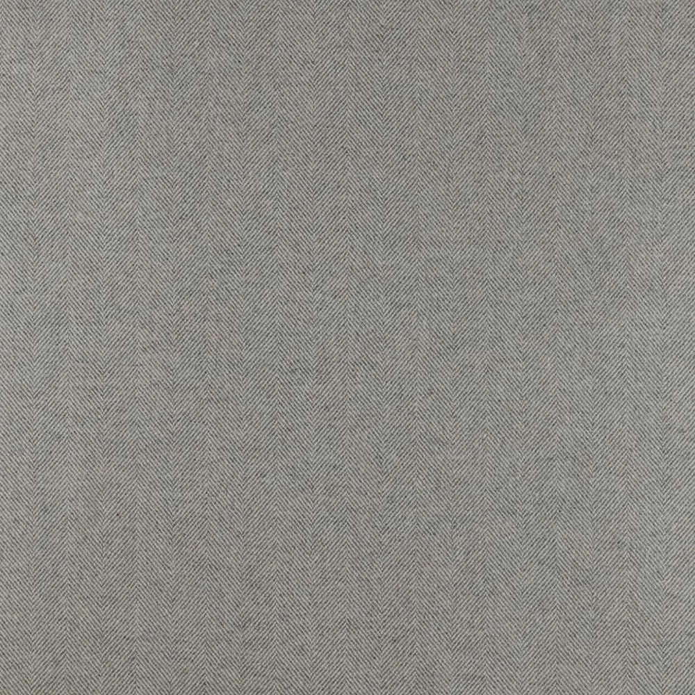 Cool grey-taupe fabric with a fine, closely spaced herringbone weave