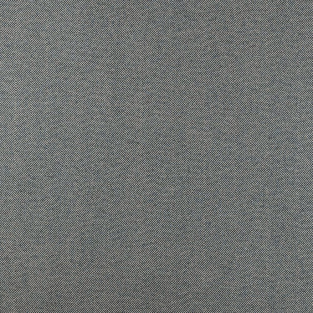 Muted blue-green herringbone weave with fine vertical chevrons and softly flecked texture