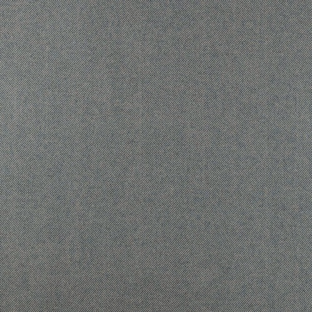 Muted blue-green herringbone weave with fine vertical chevrons and softly flecked texture