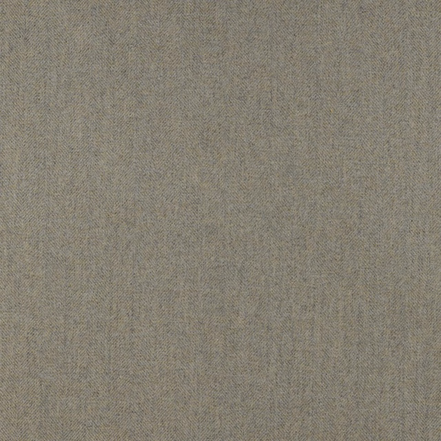 Warm taupe-grey upholstery fabric with a fine, closely woven herringbone texture