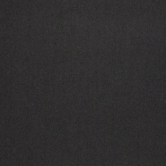 Dark spruce-charcoal fabric showing a fine, closely woven herringbone texture