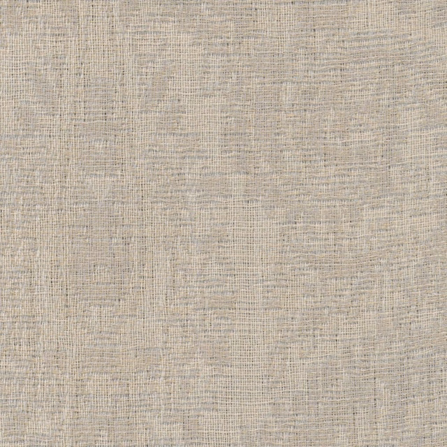 Pale sand sheer with irregular crosshatch weave and fine grey-beige threads
