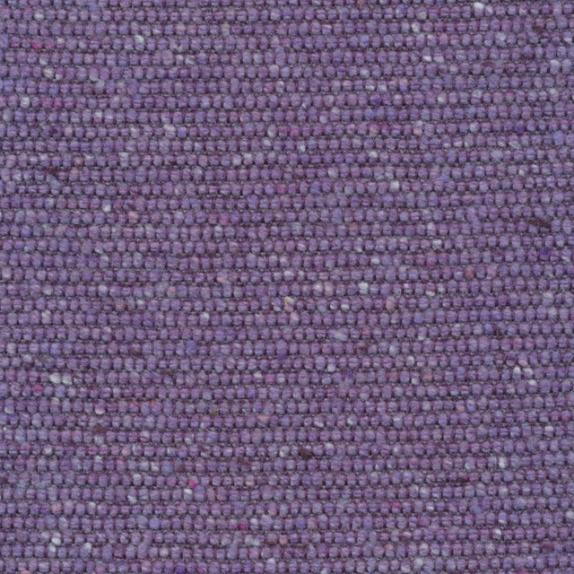 Close-up of muted purple nubby weave with lilac and plum flecks
