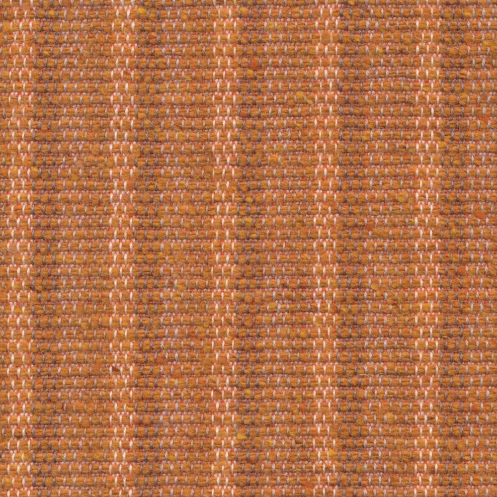 Burnt ember-orange woven stripe with pale vertical lines and ridged horizontal texture
