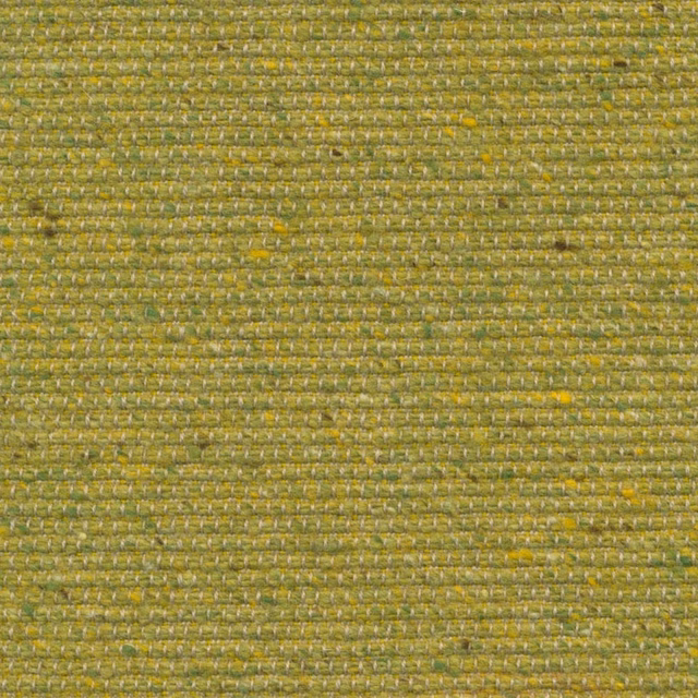 Muted olive-green woven fabric with yellow flecks and horizontal nubby texture