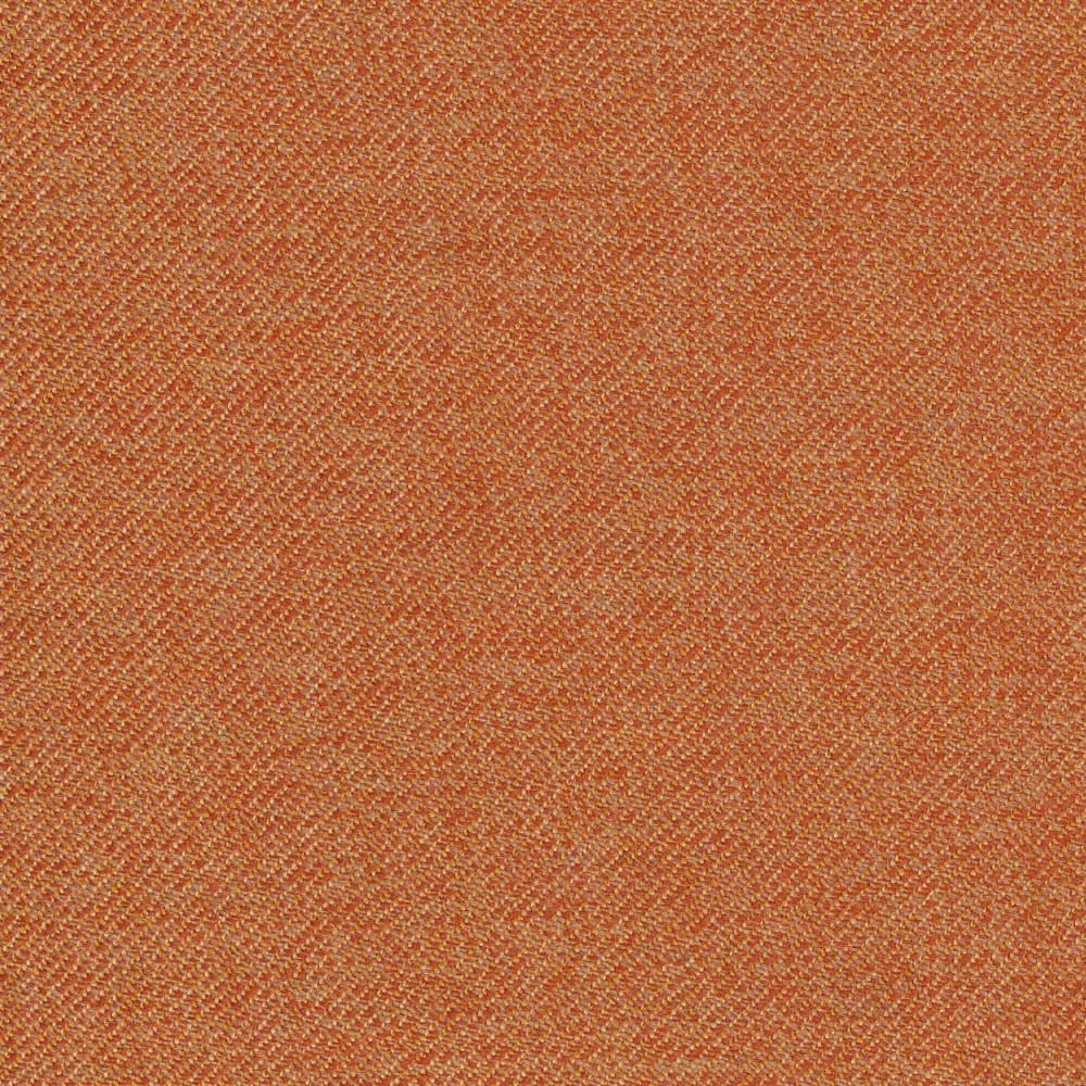Warm rust-terracotta twill with fine golden flecks and a close woven texture
