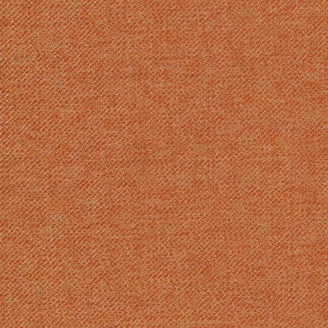 Warm rust-terracotta twill with fine golden flecks and a close woven texture