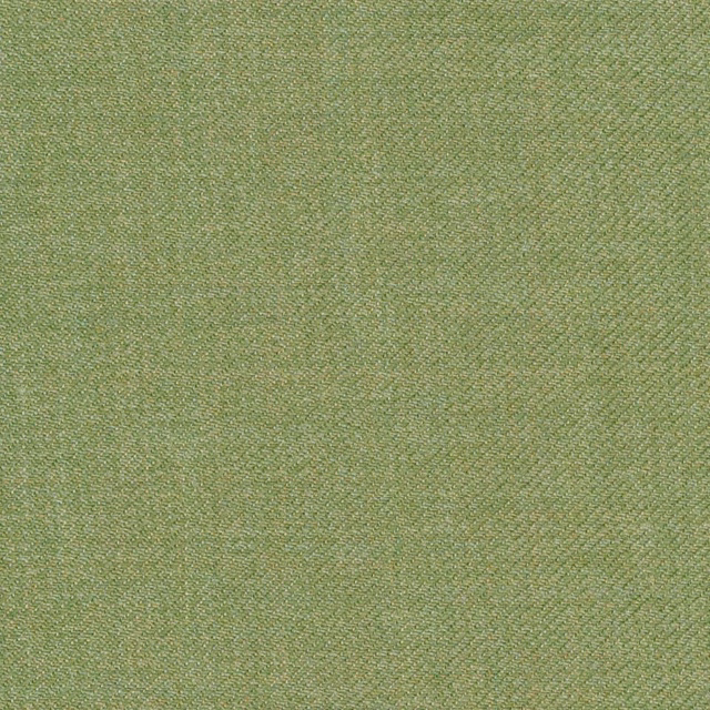 Soft sage-green twill with fine diagonal weave and subtly mottled texture
