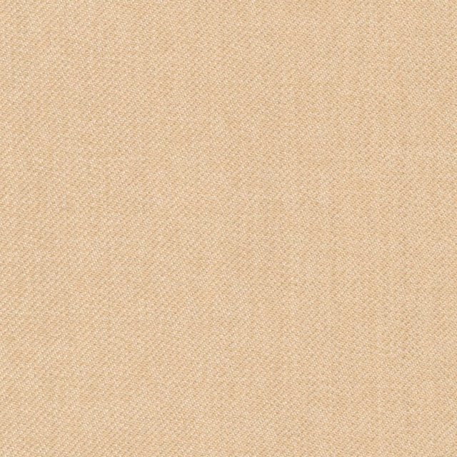 Warm oatmeal beige fabric showing a fine, even diagonal twill texture