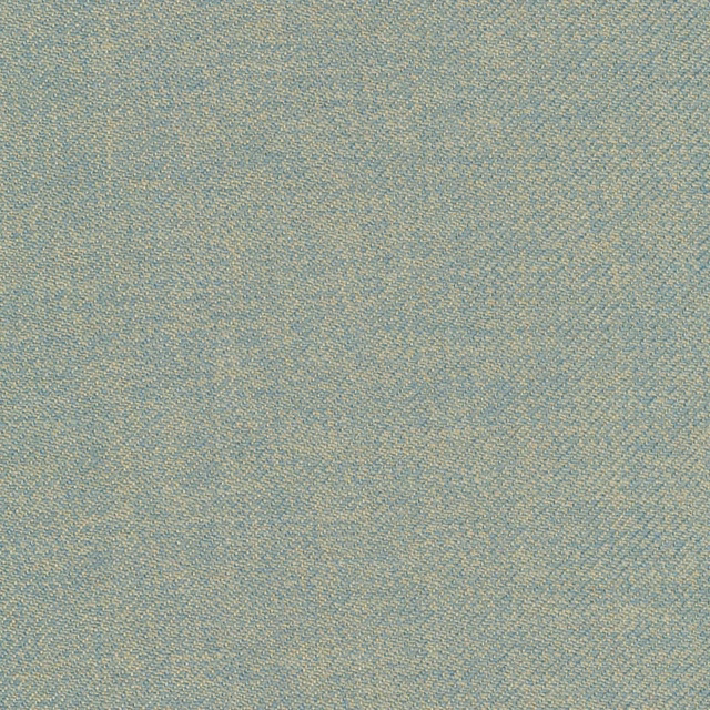 Pale sky-blue twill fabric with fine beige and cream flecked woven texture