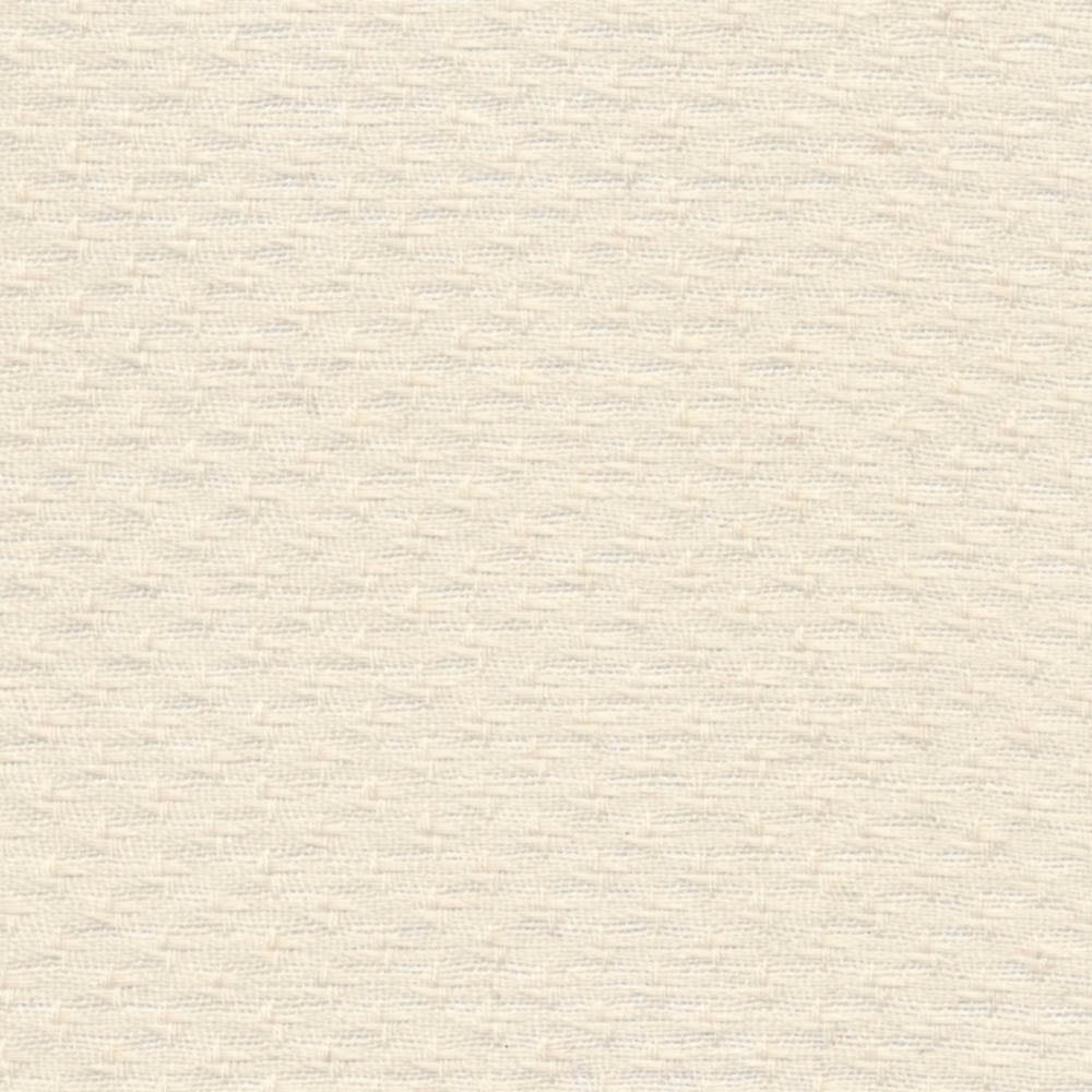 Ivory-white sheer fabric with fine horizontal slub texture and softly irregular weave