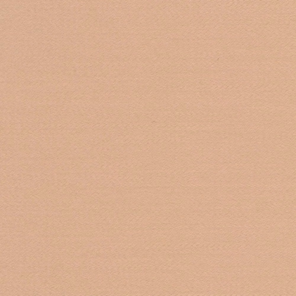 Close-up of warm blush-beige Liso Abalone sateen with a fine ribbed weave and soft sheen