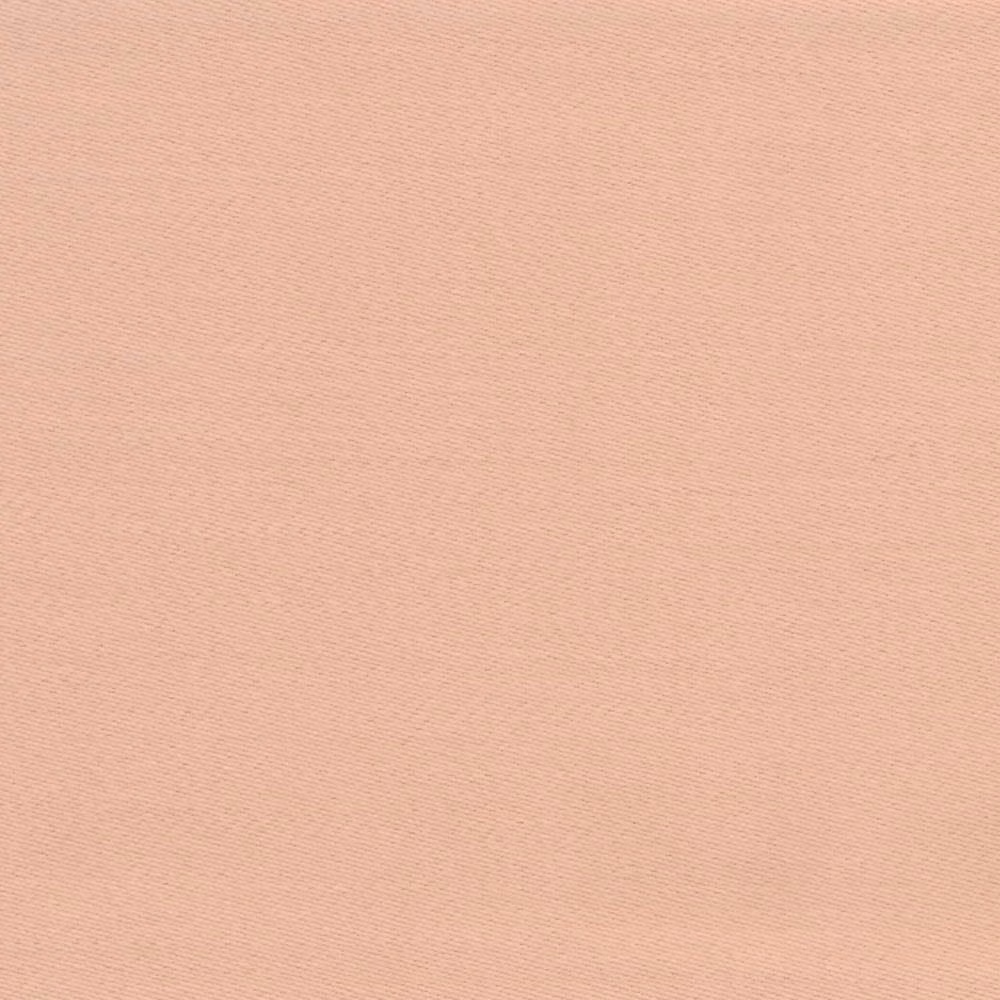Soft peach-pink plain sateen fabric with a fine, subtly textured weave