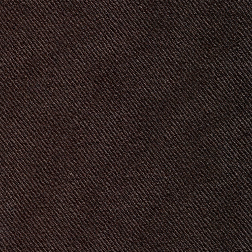 Deep cacao-brown sateen textile with fine vertical ribbing and subtle sheen