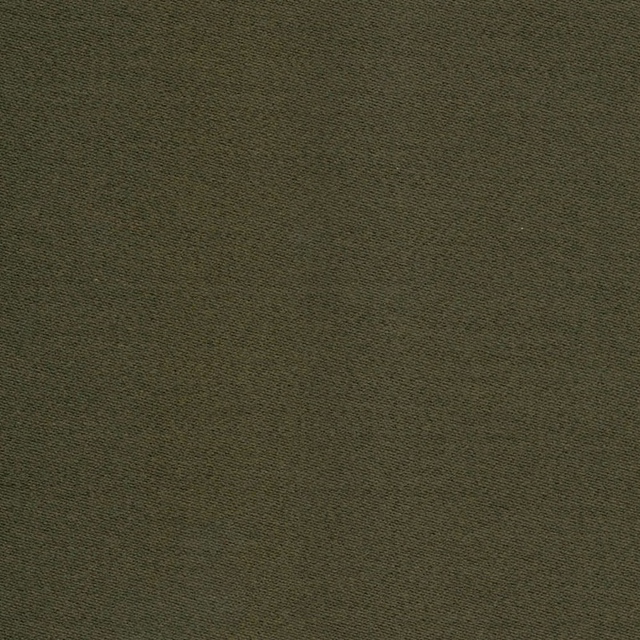 Muted olive-cedar sateen with a fine close weave and understated sheen