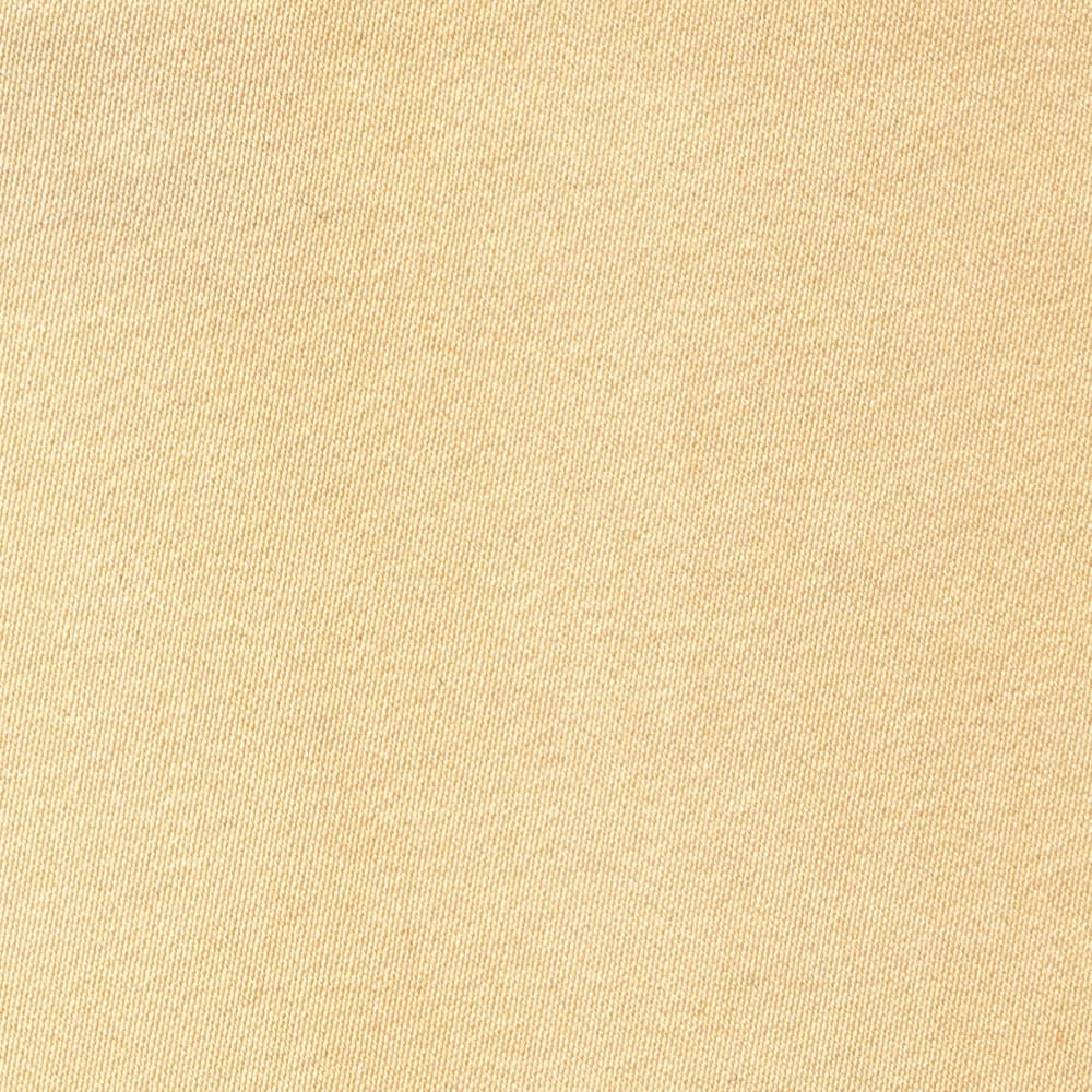 Warm champagne sateen fabric with a fine, closely woven surface