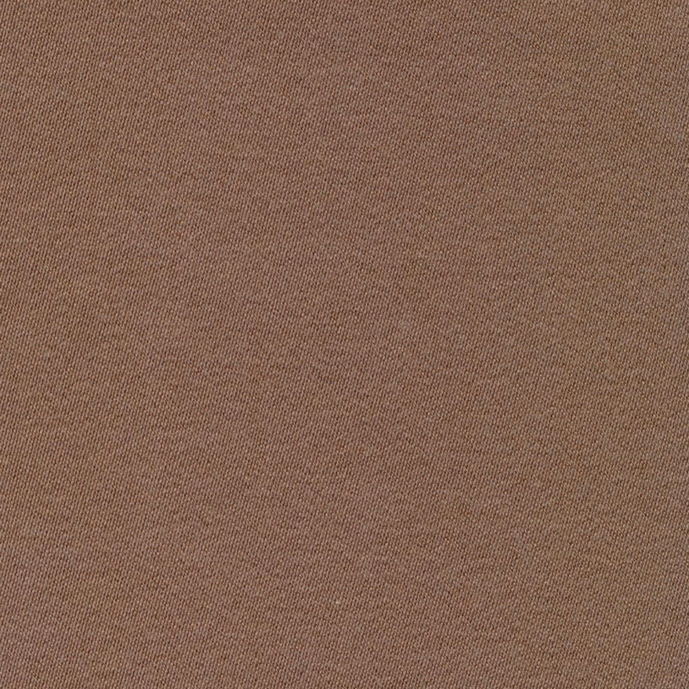 Warm coffee-brown plain weave with a fine, understated sateen sheen