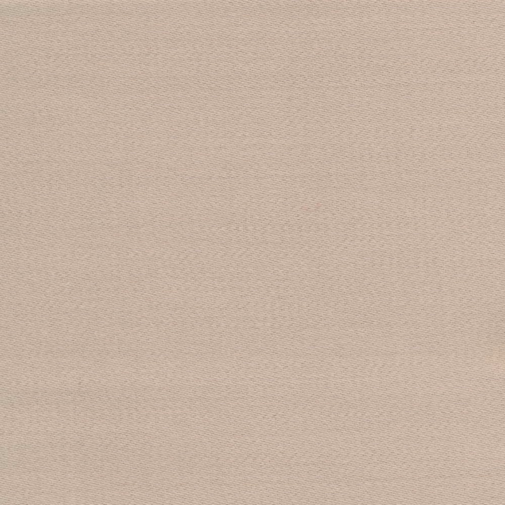 Pale greige fabric with a fine linear weave and softly lustrous surface