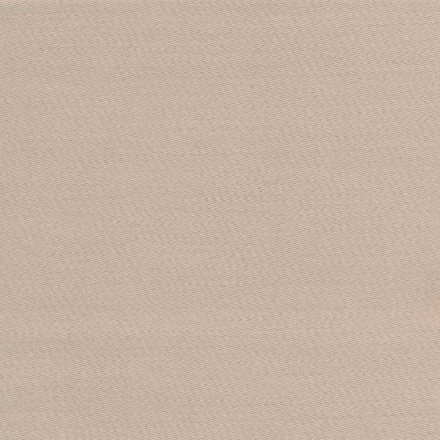 Pale greige fabric with a fine linear weave and softly lustrous surface