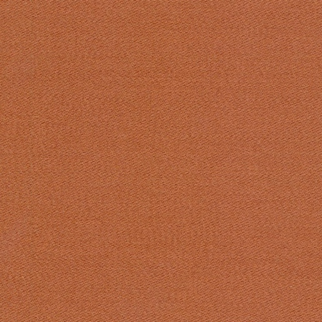 Terracotta Liso Fresco swatch showing a fine ribbed weave with subtle sheen