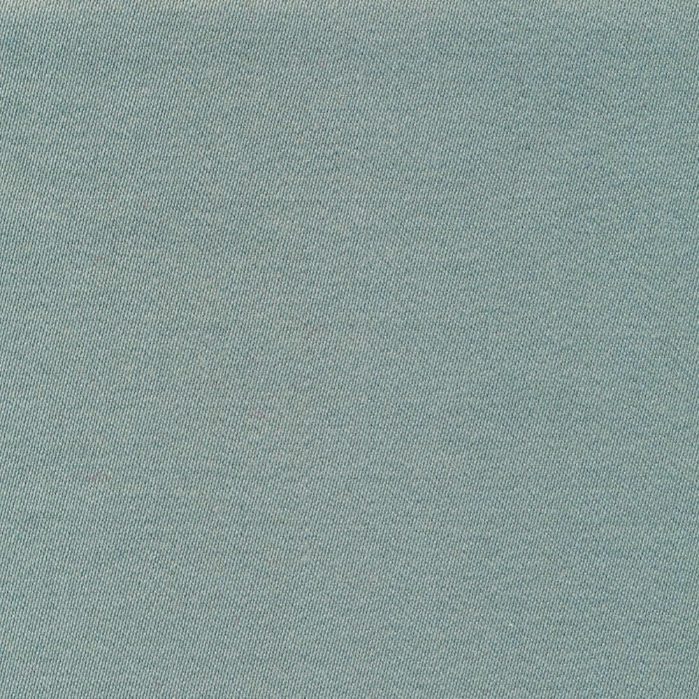 Close-up of icy blue-grey Liso fabric showing a fine woven texture and subtle sheen
