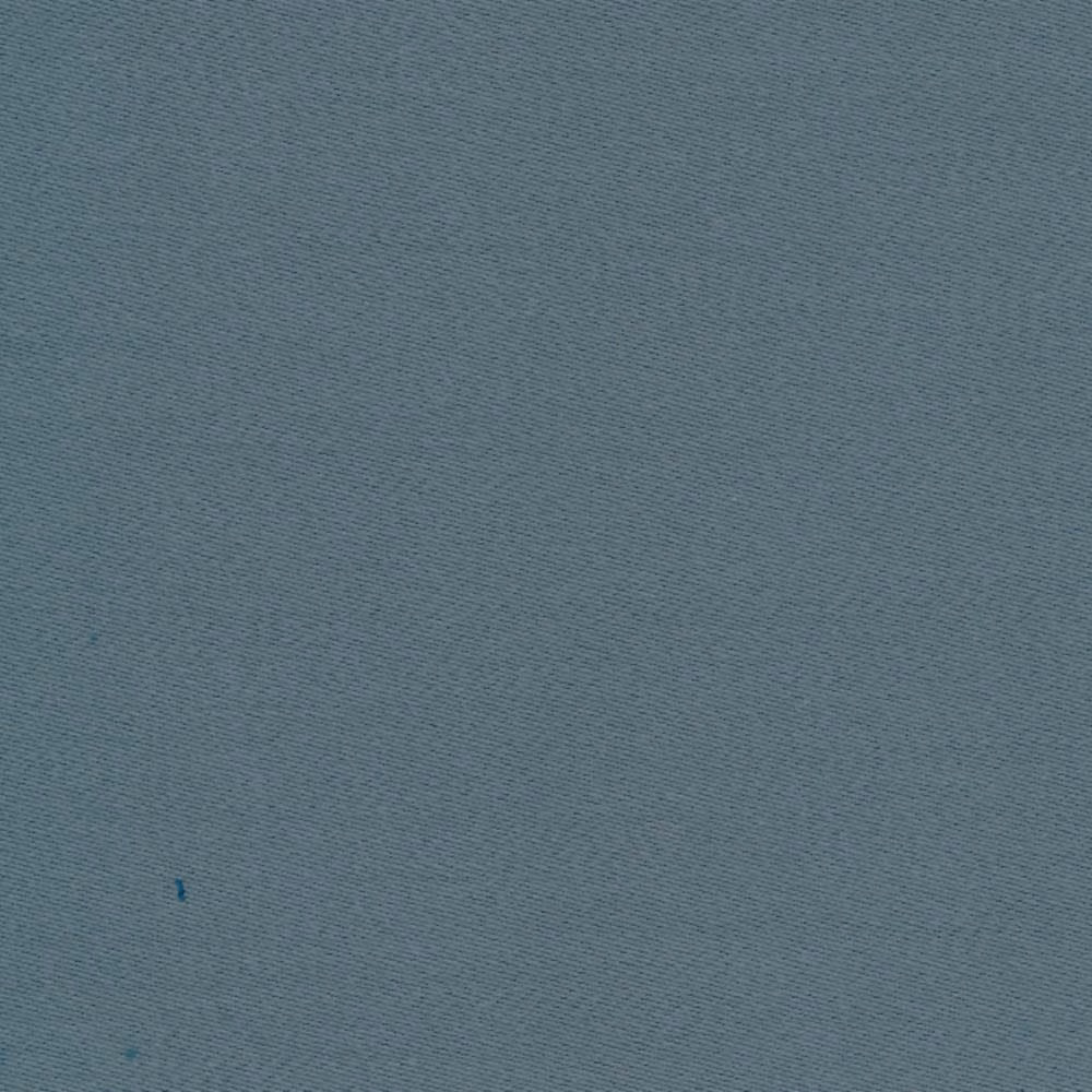 Muted blue-grey Lagoon sateen showing a fine diagonal weave and restrained sheen
