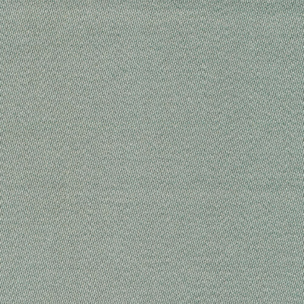 Close-up of muted sage-green fine weave with a softly lustrous sateen surface