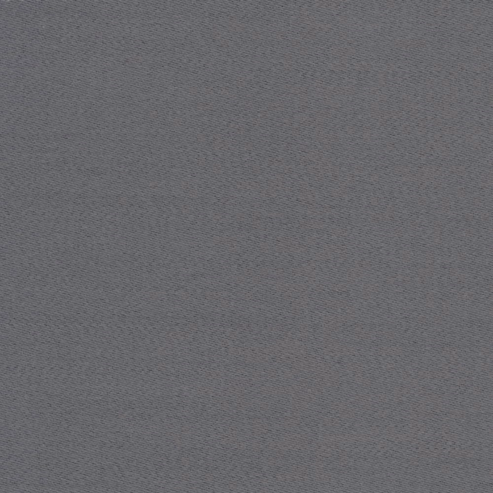 Close-up of cool metallic grey sateen with a fine, subtly diagonal woven texture