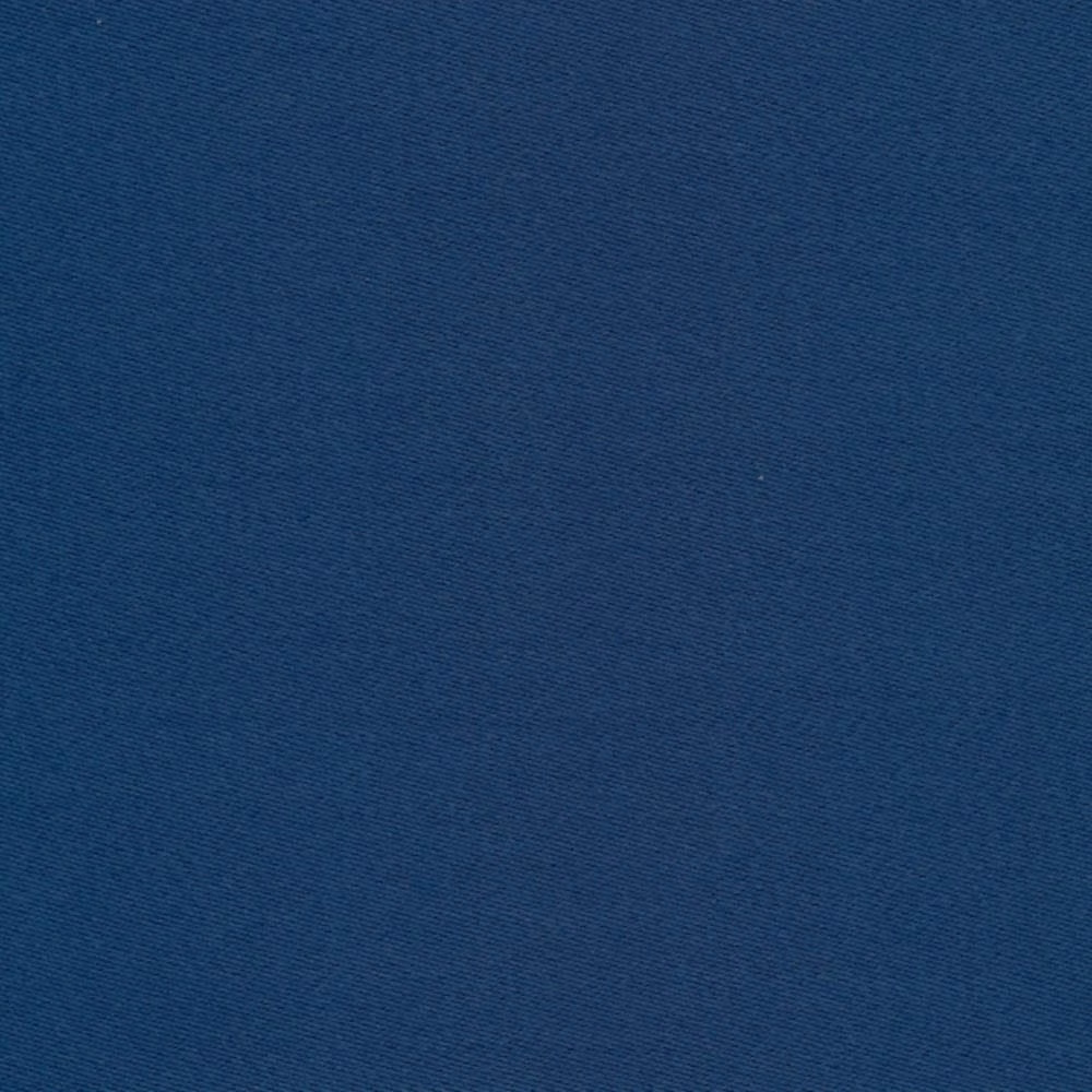 Close view of deep navy Liso North with fine sateen weave and subtle sheen