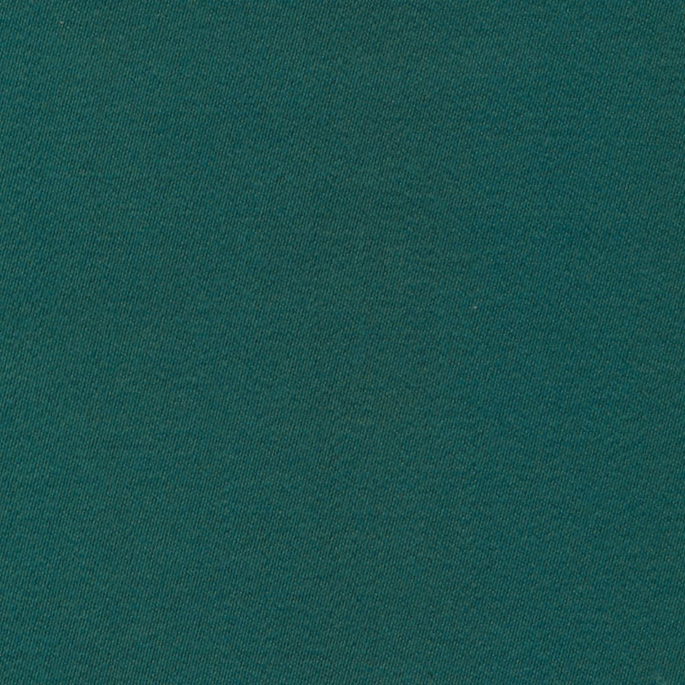 Close-up of deep pine teal sateen with a fine, subtly lustrous weave