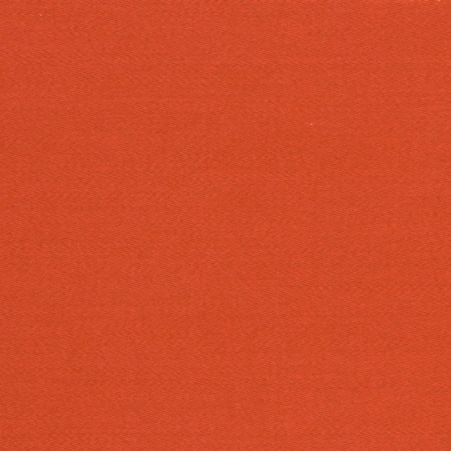 Burnt red-orange Liso Sandstone sateen with a fine diagonal woven texture