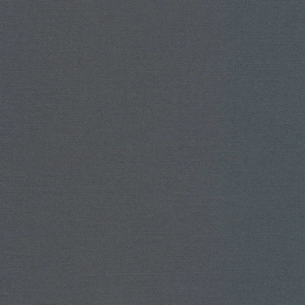 Close-up of cool blue-grey teal fabric showing a fine, even woven texture