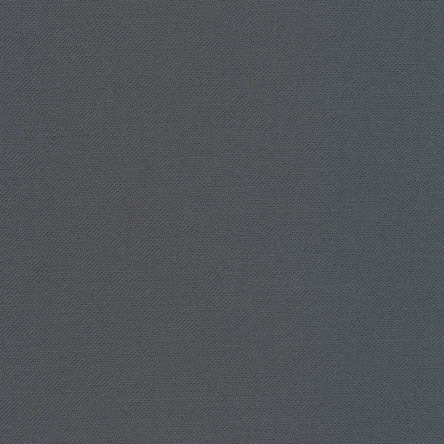 Close-up of cool blue-grey teal fabric showing a fine, even woven texture