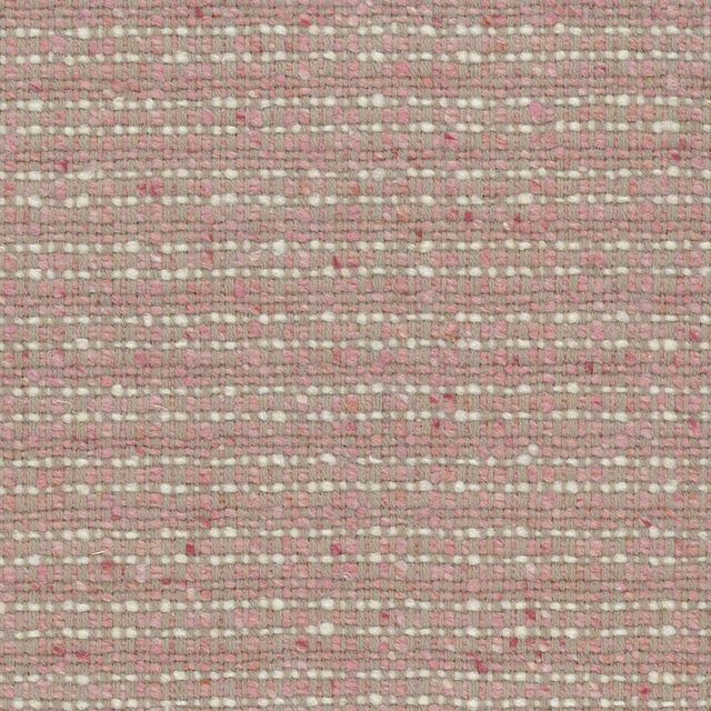 Muted dusty rose woven fabric with cream and taupe flecks and nubby texture