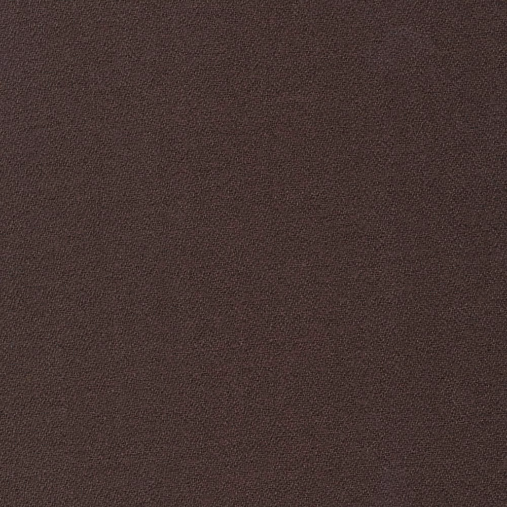 Dark conker-brown crepe fabric showing a fine, even woven grain