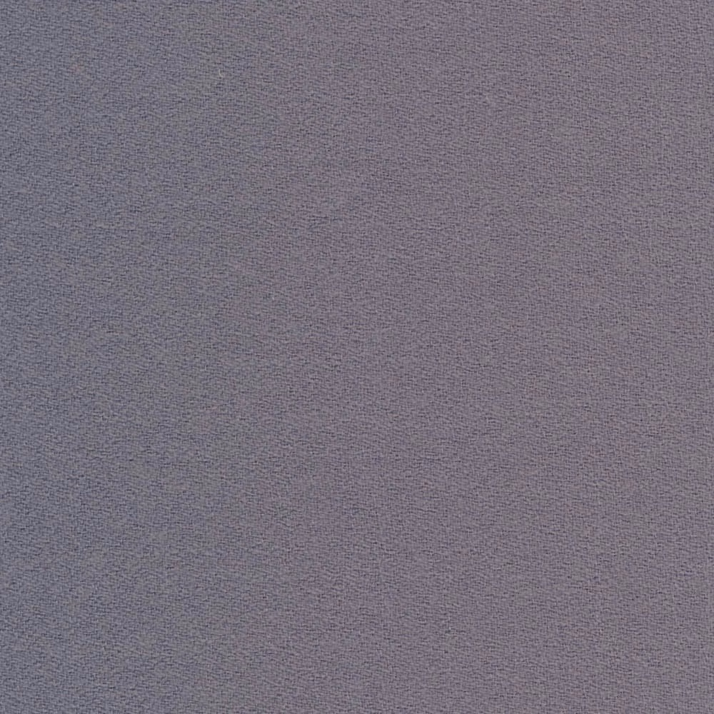 Close-up of muted grey-lavender crepe with a fine, even woven texture