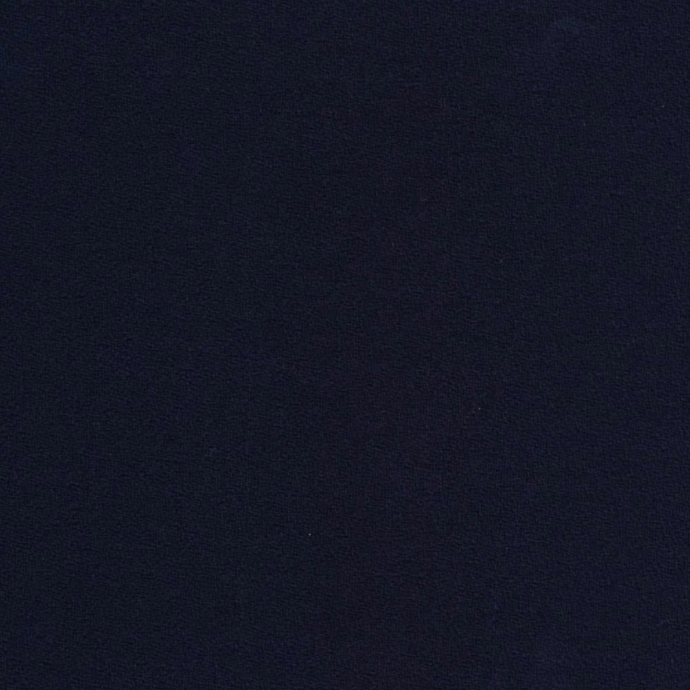 Near-black navy crepe with a fine, softly pebbled matte texture