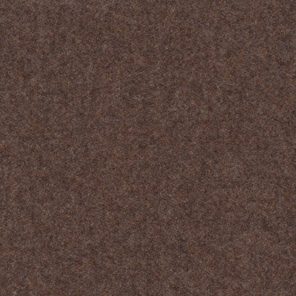 Dark espresso-brown melton surface with soft fine mottling and a matte nap