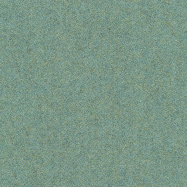 Close-up of muted mint green fabric with softly mottled blue-grey woven texture