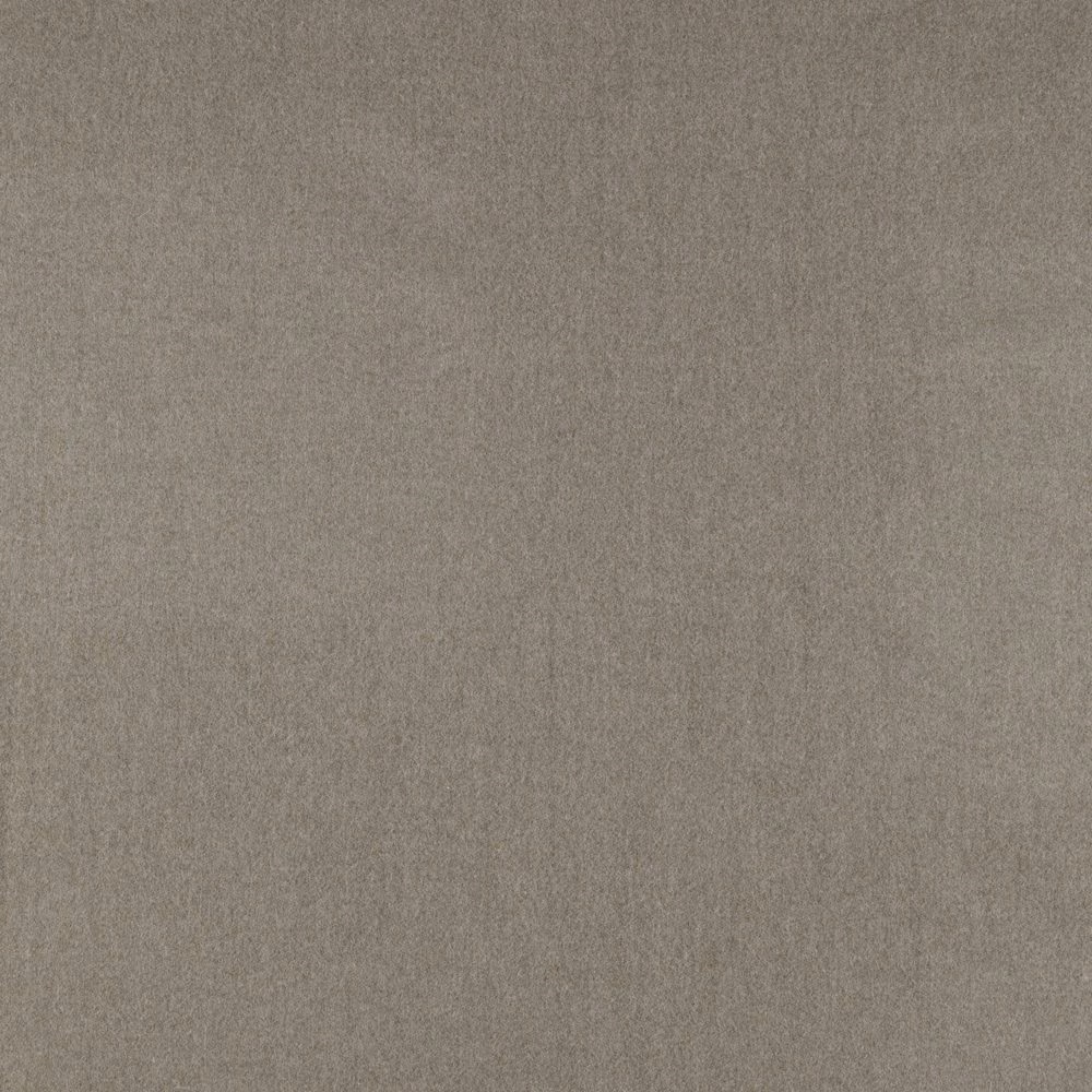 Close-textured taupe-grey Montrose Melton surface with a soft matte nap