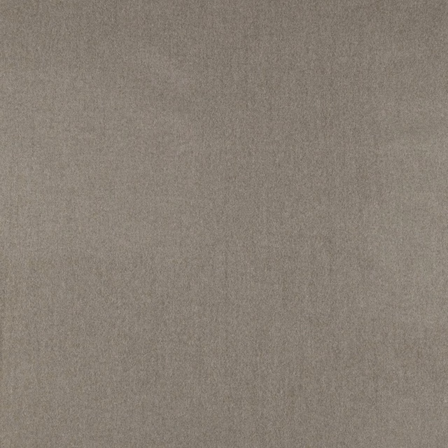 Close-textured taupe-grey Montrose Melton surface with a soft matte nap