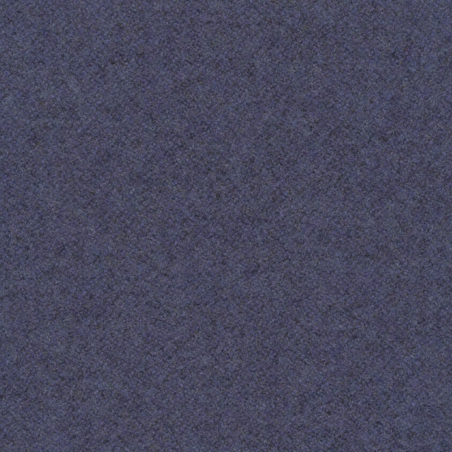 Dark thunder blue-grey melton with a softly mottled, napped texture