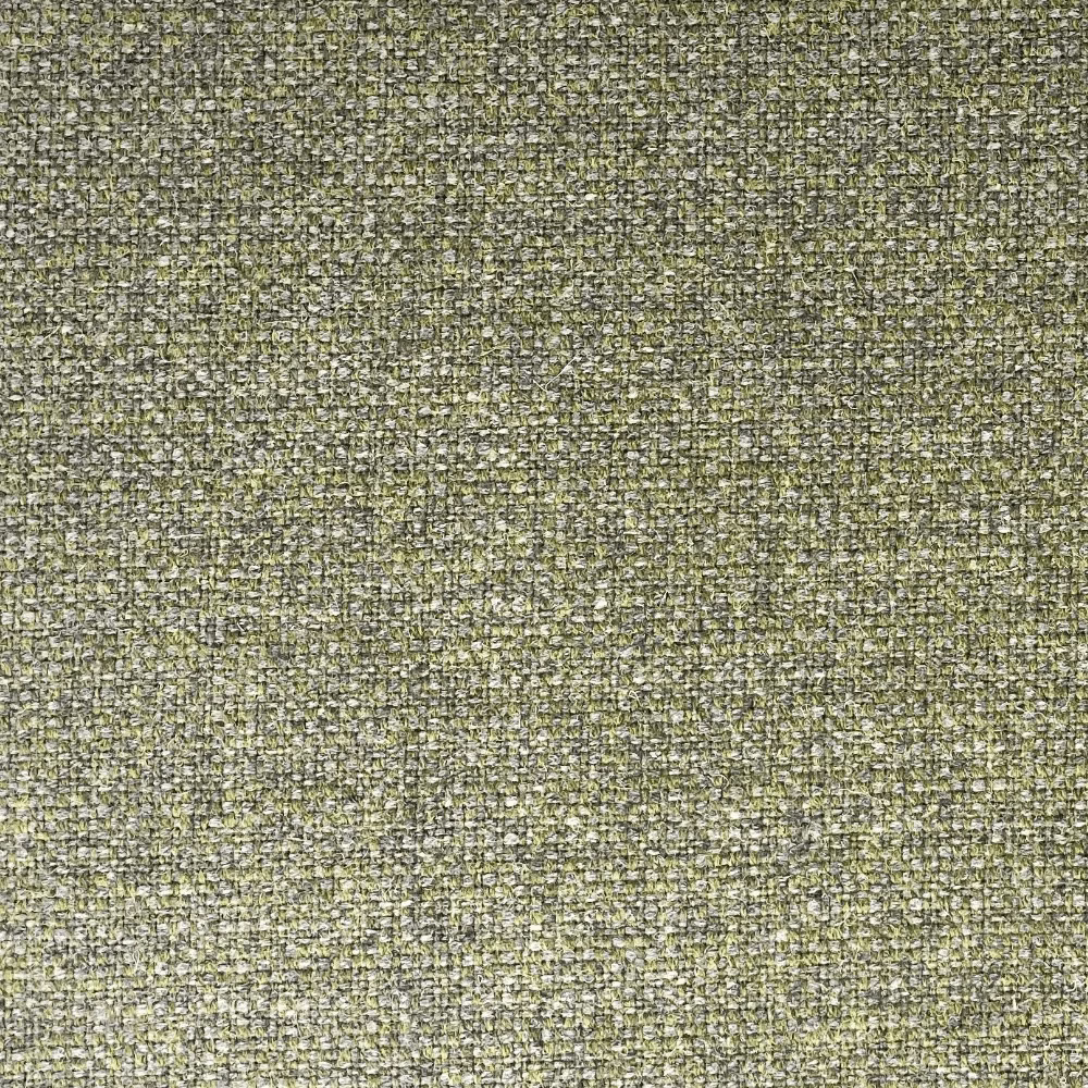 Muted kelp-olive woven swatch with pale grey flecks and fine nubby texture