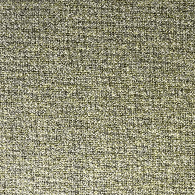 Muted kelp-olive woven swatch with pale grey flecks and fine nubby texture