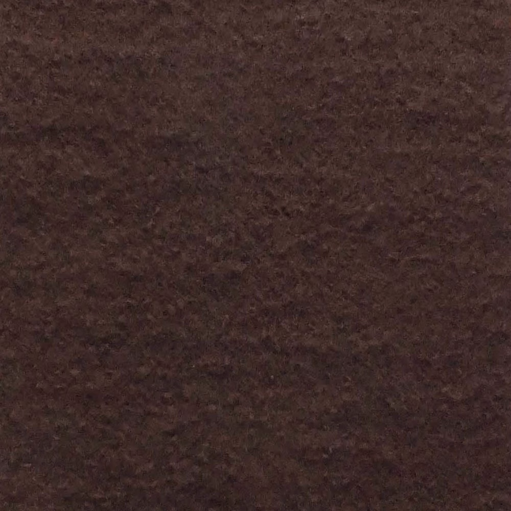Dark cocoa-brown boucle with a dense, softly flecked nubby weave
