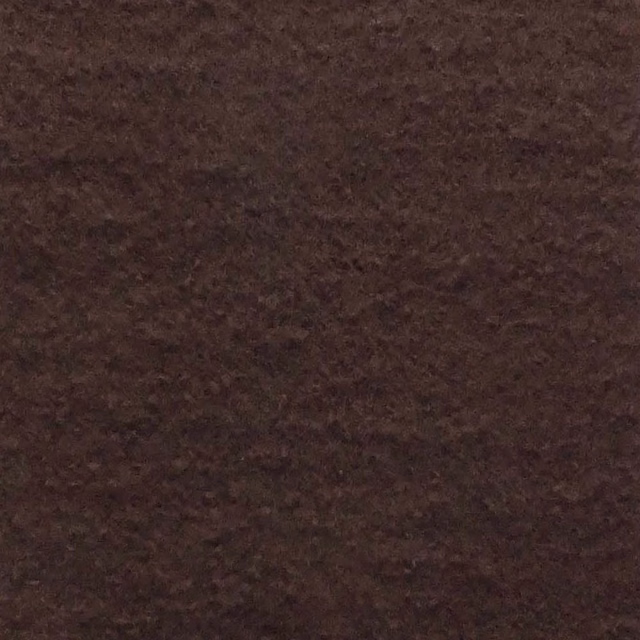 Dark cocoa-brown boucle with a dense, softly flecked nubby weave