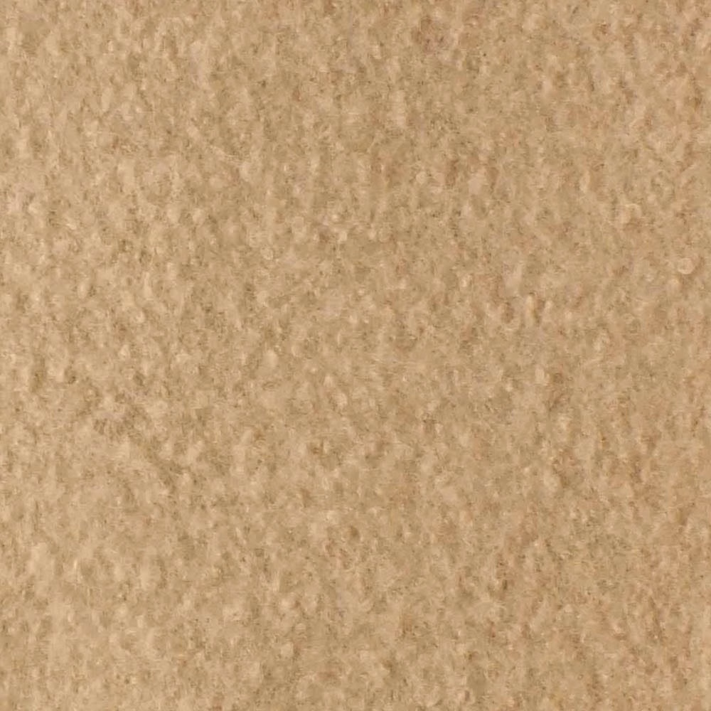 Warm oatmeal-cream boucle with softly mottled, irregular looped texture