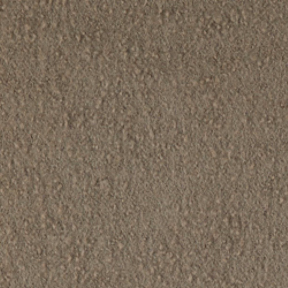 Close-up of warm taupe Orkney boucle with irregular loops and softly mottled texture