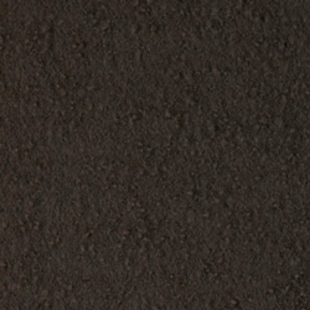 Close-up of dark umber brown boucle fabric with dense, softly napped texture